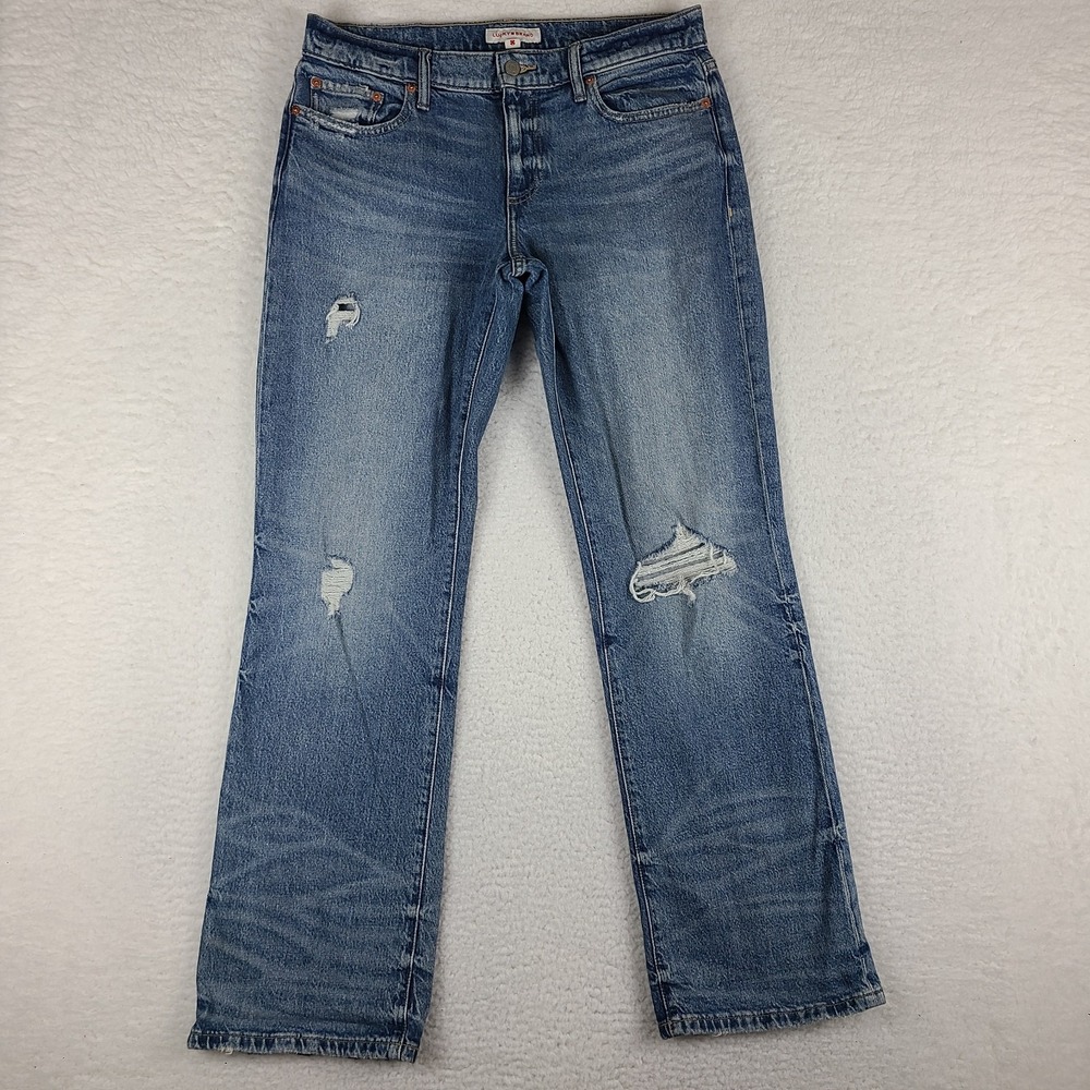 Lucky Brand Jeans Womens 10/30 Blue Easy Rider Boot Cut Light Wash‎ Denim *